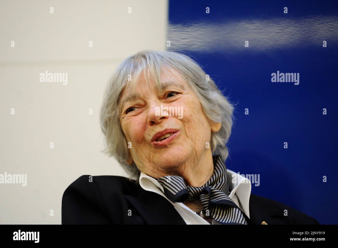 Viena, Austria. 21 de abril de 201. Helga Kinsky-Pollak (nacido el 28 de mayo de 1930 en Viena, fallecido el 14 de noviembre de 2020) en la Casa de la Unión Europea Foto de stock
