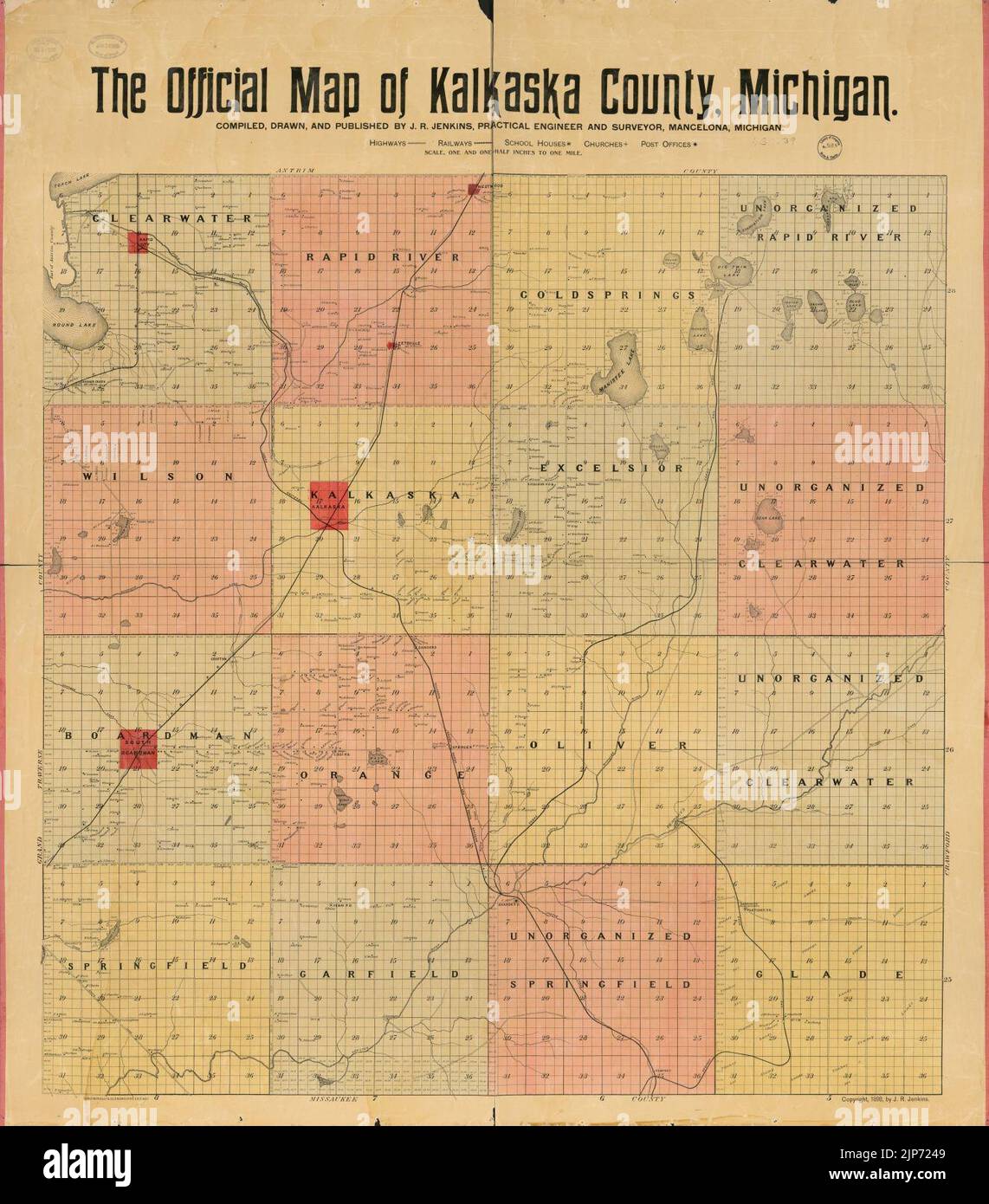 Mappa di kalkaska fotografías e imágenes de alta resolución Alamy