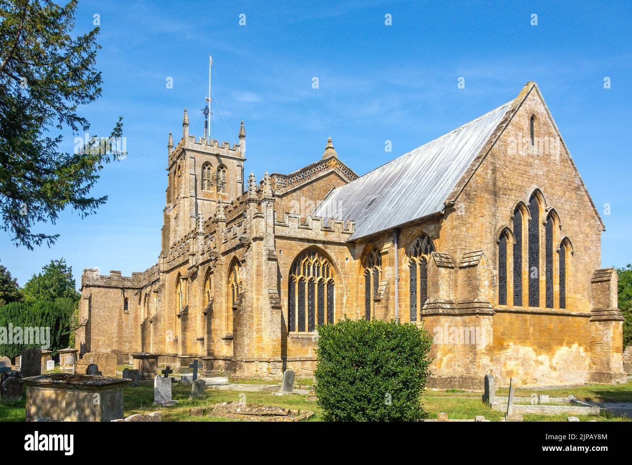 Iglesia Parroquial de All Saint's Martock, Martlock, Somerset, Inglaterra, Reino Unido Foto de stock
