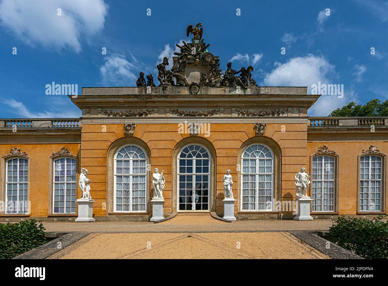 sanssouci, neue kammern, parque sanssouci, sanssouci Foto de stock