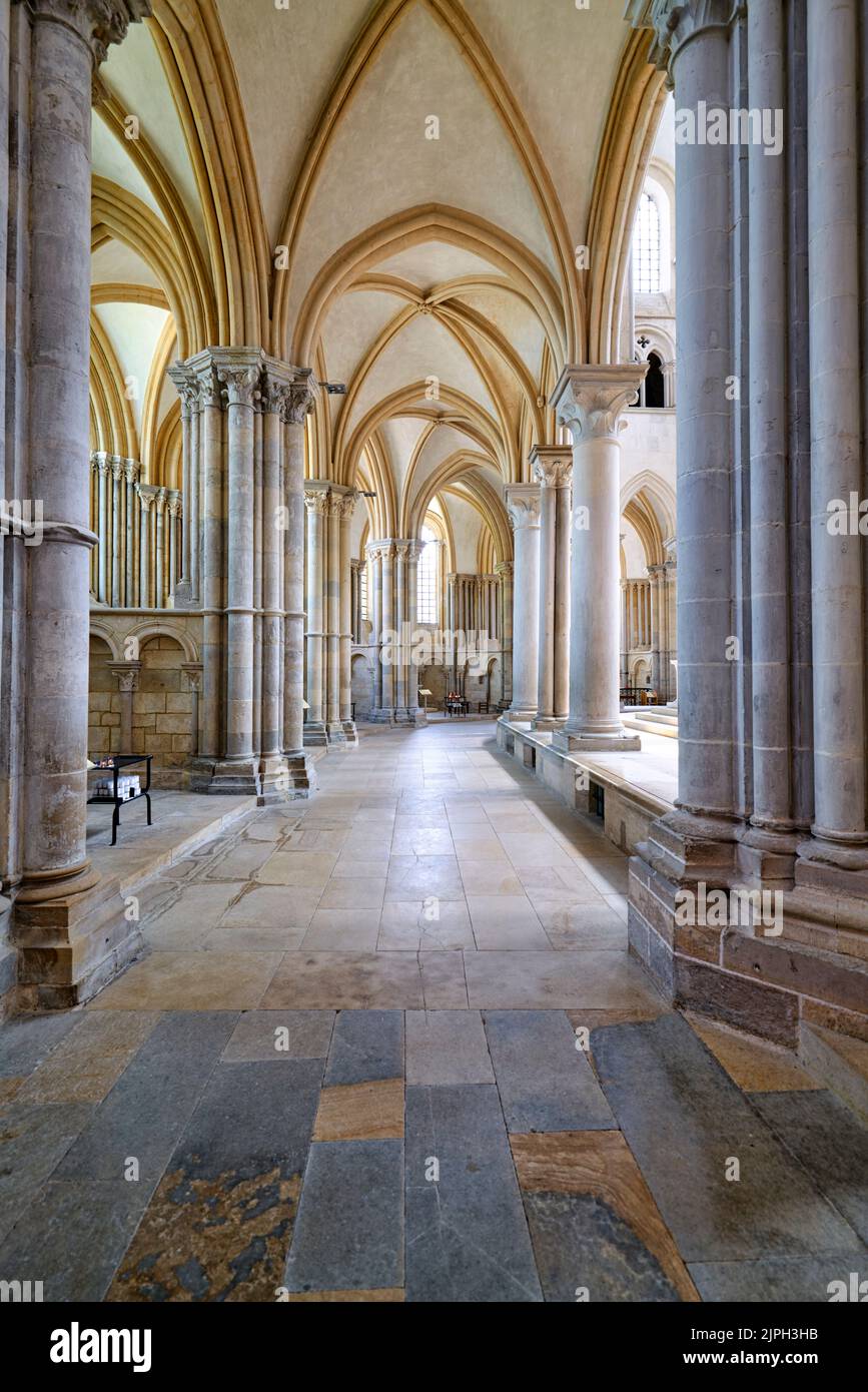 Abadía de Vezelay. Bourgogne Francia. Foto de stock