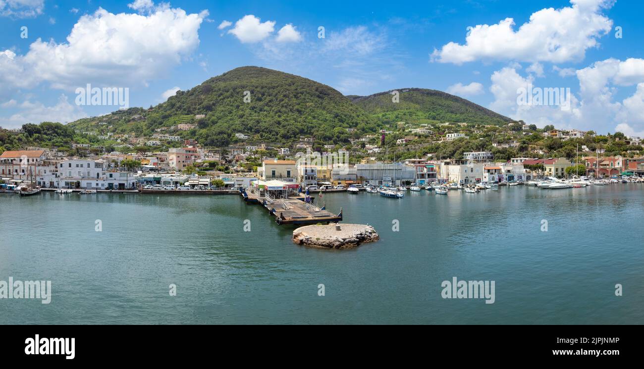Isla de Ischia, Campania, Italia, 10 de julio de 2022 Italia, Vista