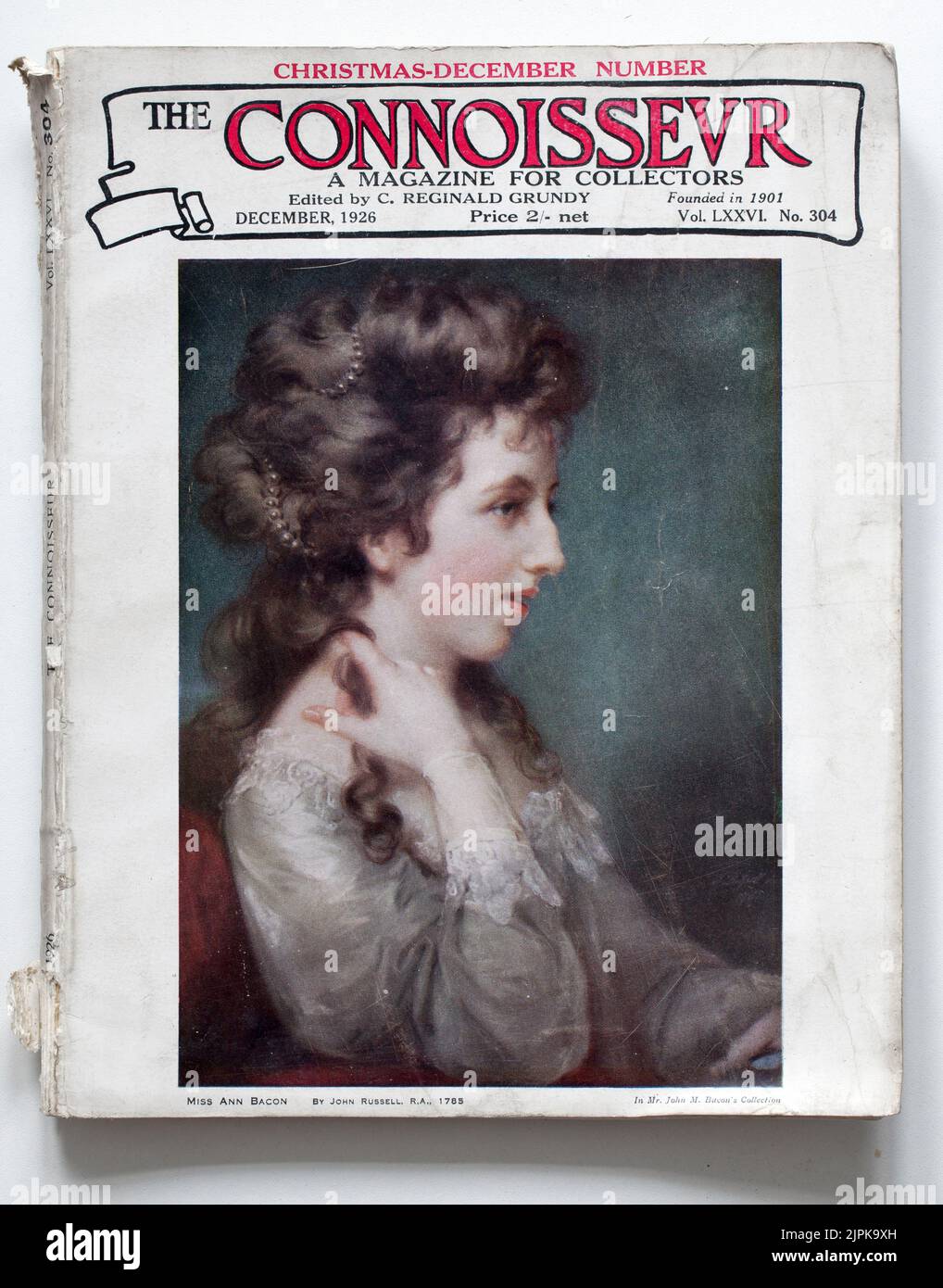 La revista Connoisseur Antiques Foto de stock