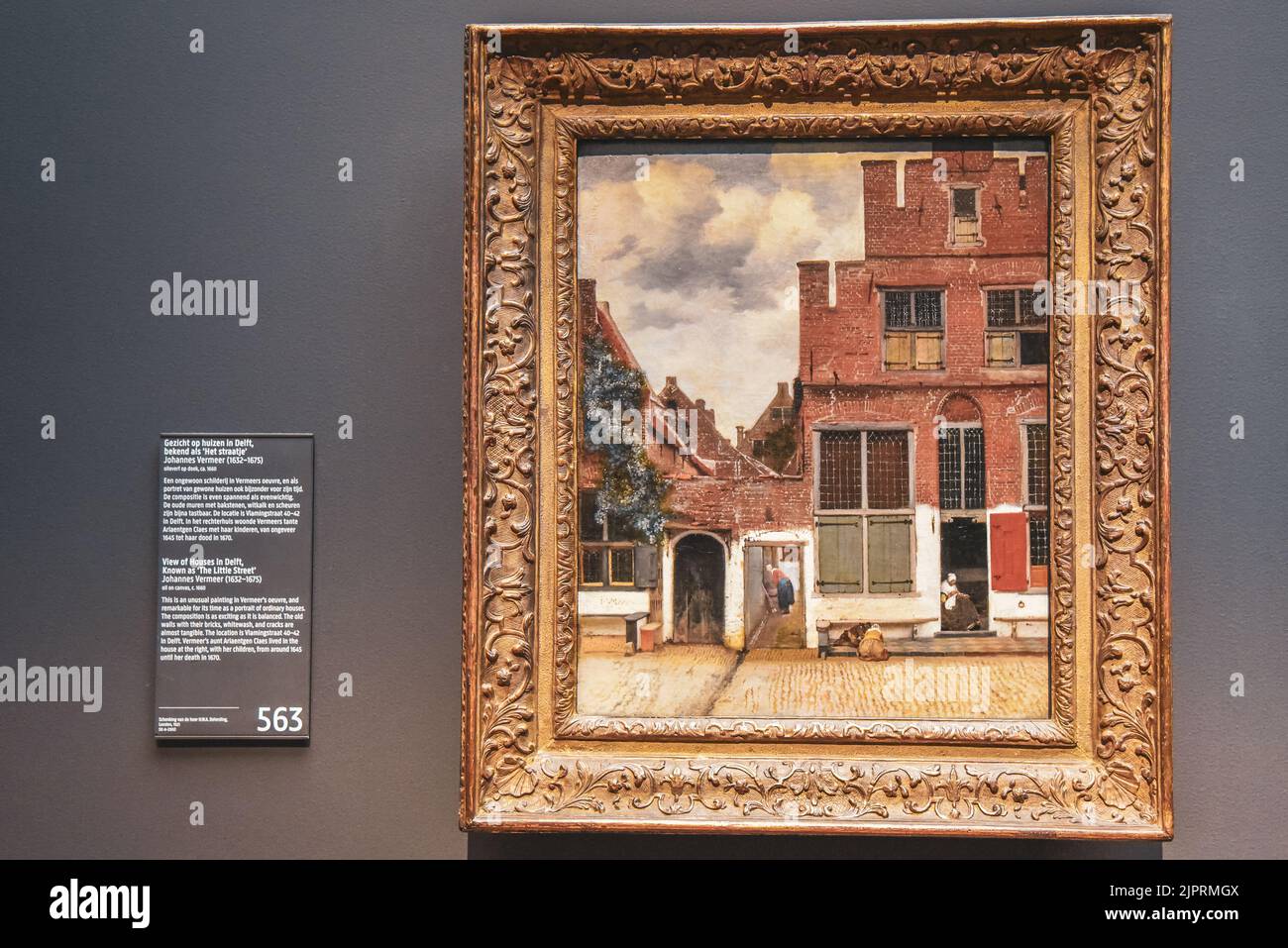 Ámsterdam, Países Bajos. Septiembre 2020. Pinturas famosas en el Rijksmuseum de Amsterdam. Fotografía de alta calidad Foto de stock