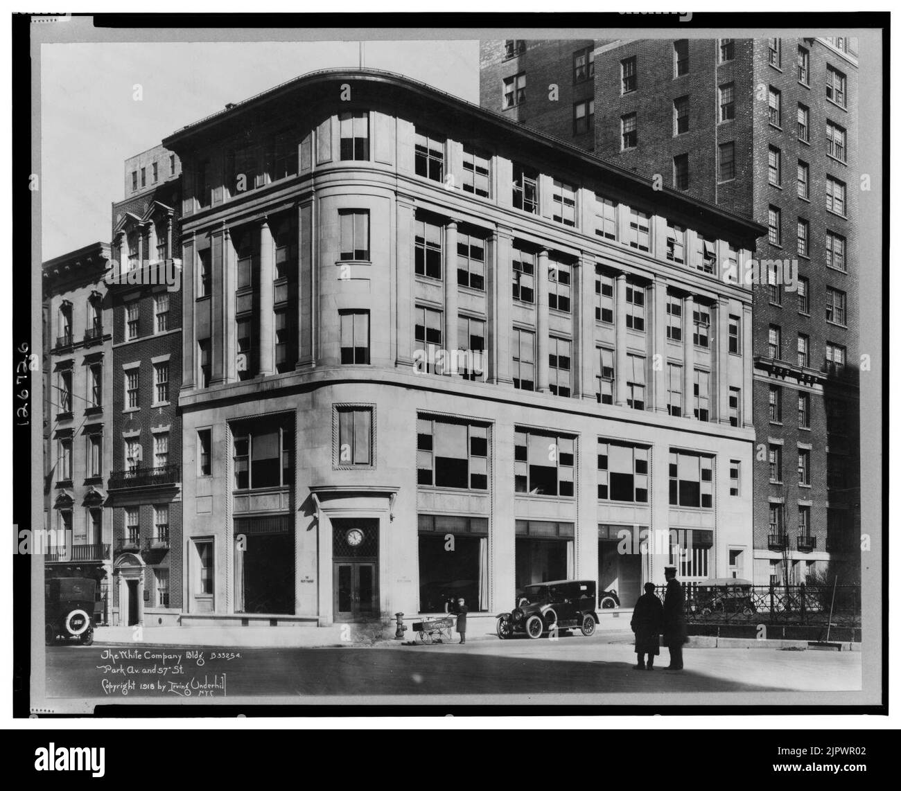 La compañía Blanca Bldg., Park Av. y 57th St. Foto de stock