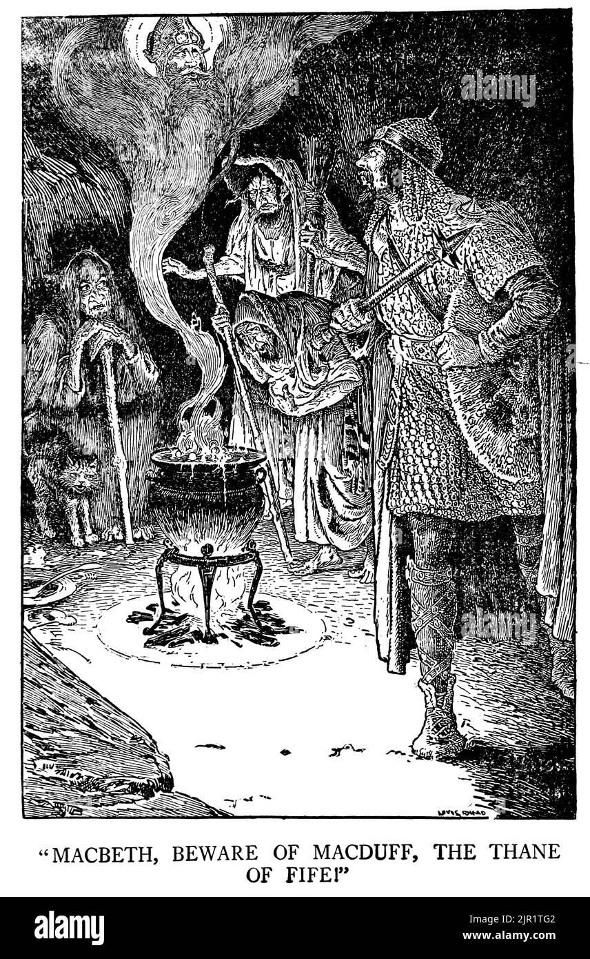 Macbeth, ten cuidado con Macduff, el Thane de Fife! MACBETH del libro