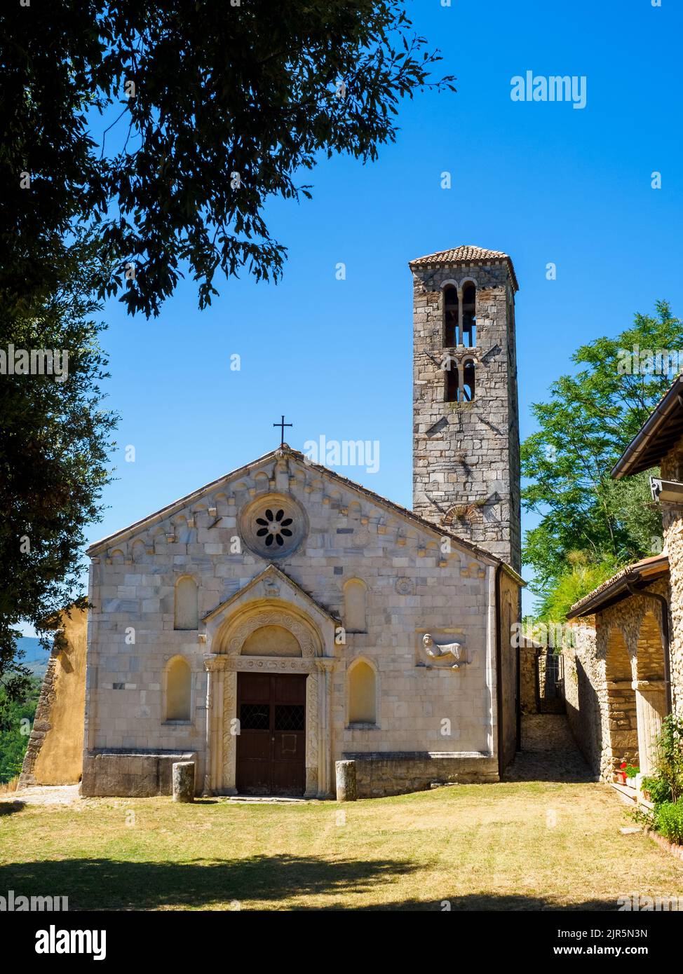 Santuario de Santa Vittoria - Monteleone Sabino, Rieti, Italia Foto de stock
