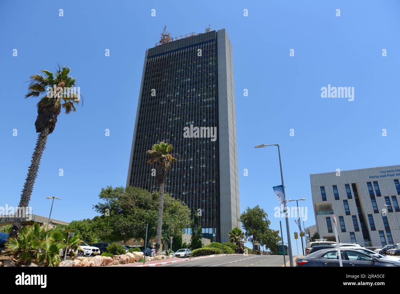 La Universidad de Haifa en el Monte Carmelo, Haifa, Israel. Foto de stock