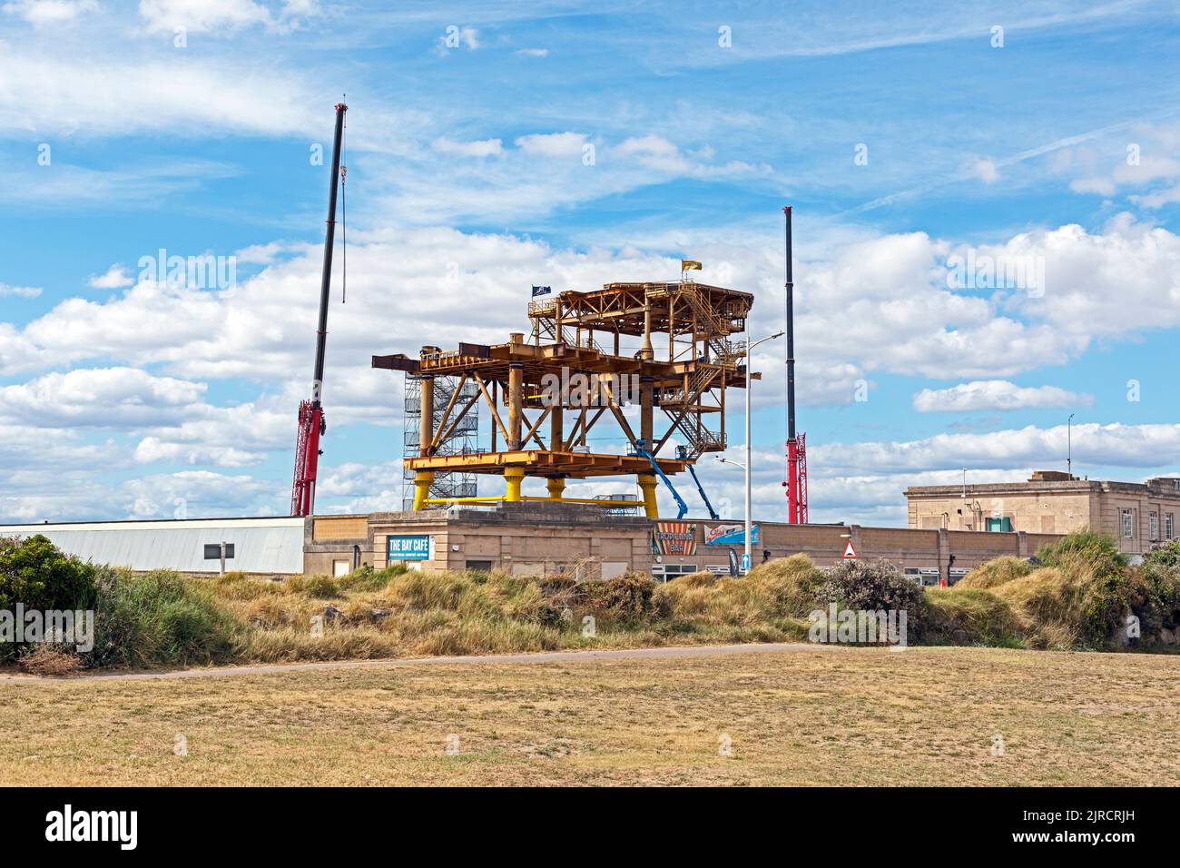 WestonsuperMare, Reino Unido, 4 de agosto de 2022. Vea Monster bajo