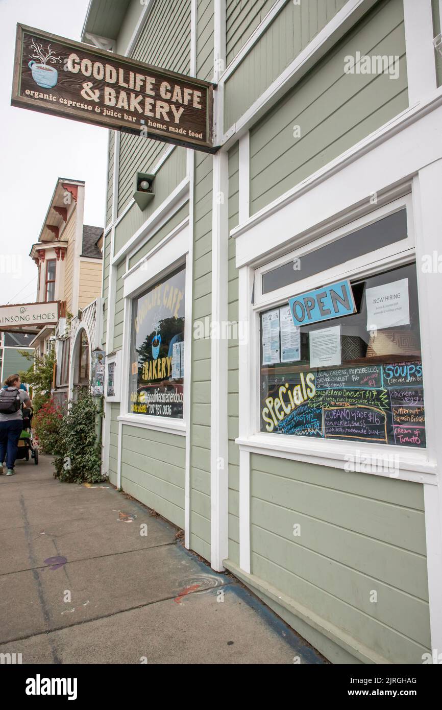 Mendocino es una ciudad en la autopista 1 en el norte de California. El