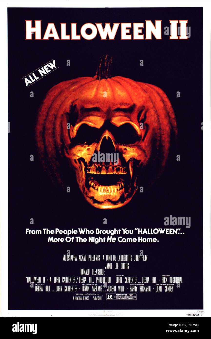 Cartel de la película de halloween fotografías e imágenes de alta  resolución - Alamy