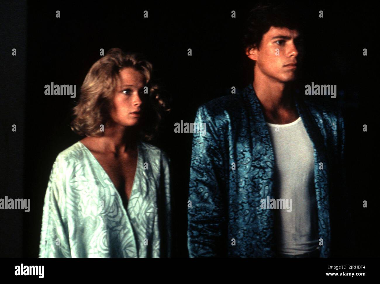 LAUREN HOLLY, Daniele Quinn, BANDA DE LA MANO, 1986 Fotografía de stock