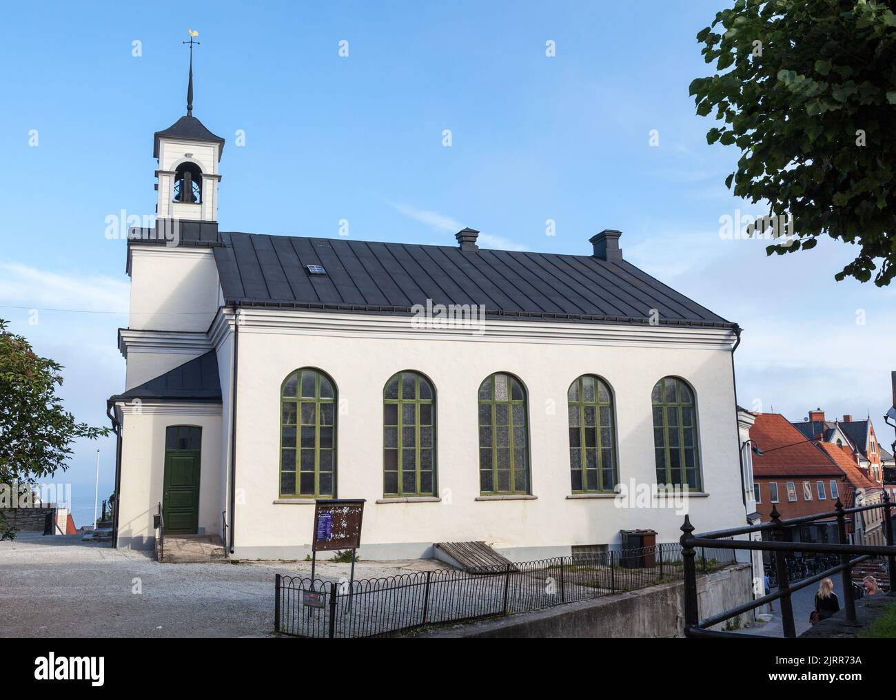 Iglesia Metodista (Metodistkyrkan) Gotland, Suecia Foto de stock