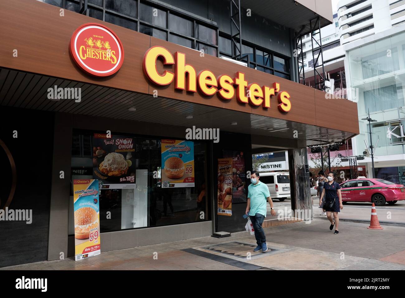 Chester's Grill Siam Square Soi 7, Pathum Wan, Bangkok Thailandcity Foto de stock