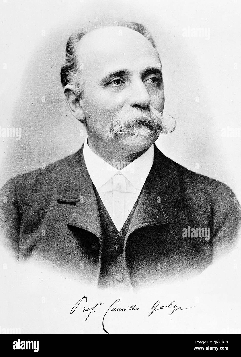 CAMILLO GOLGI (1843-1926) Biólogo italiano Foto de stock
