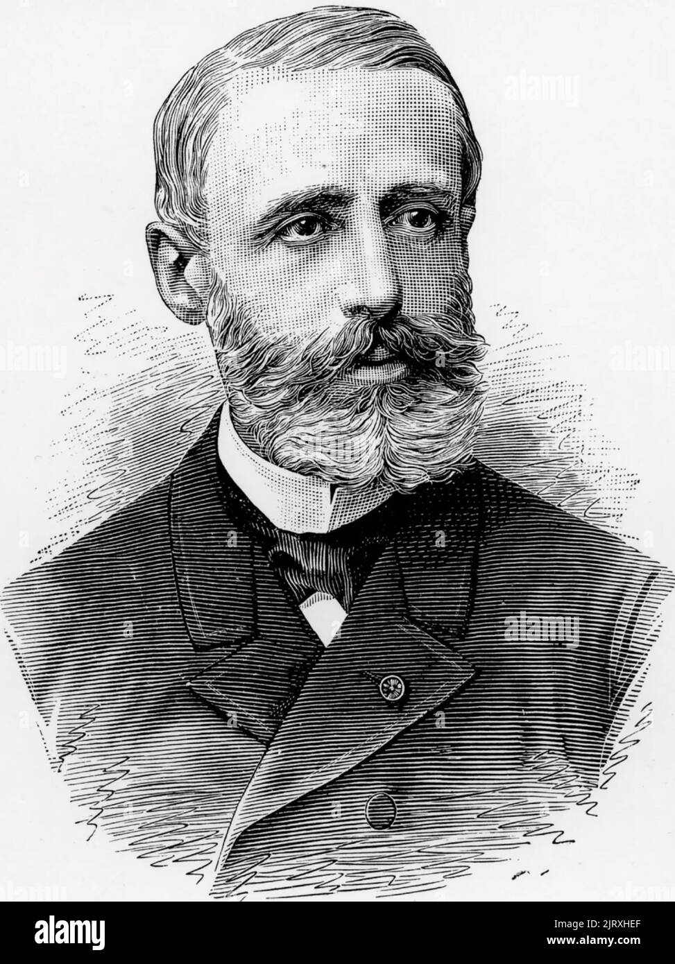 GASTON PLANTÉ (1834-1889) Físico francés que inventó la batería de plomo ácido Foto de stock