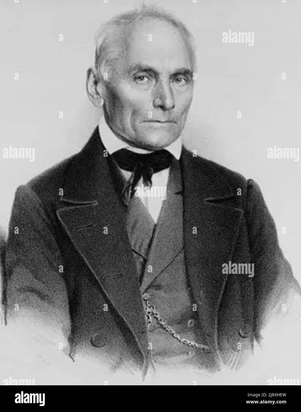 JAN PURKYNÊ (17987-1869) Anatomista y fisiólogo checo Foto de stock