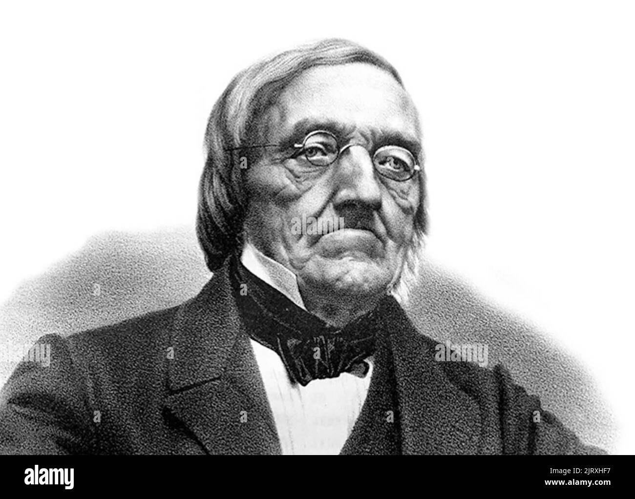 KARL ERNST von BAER (1792-1876) Científico y explorador alemán Foto de stock