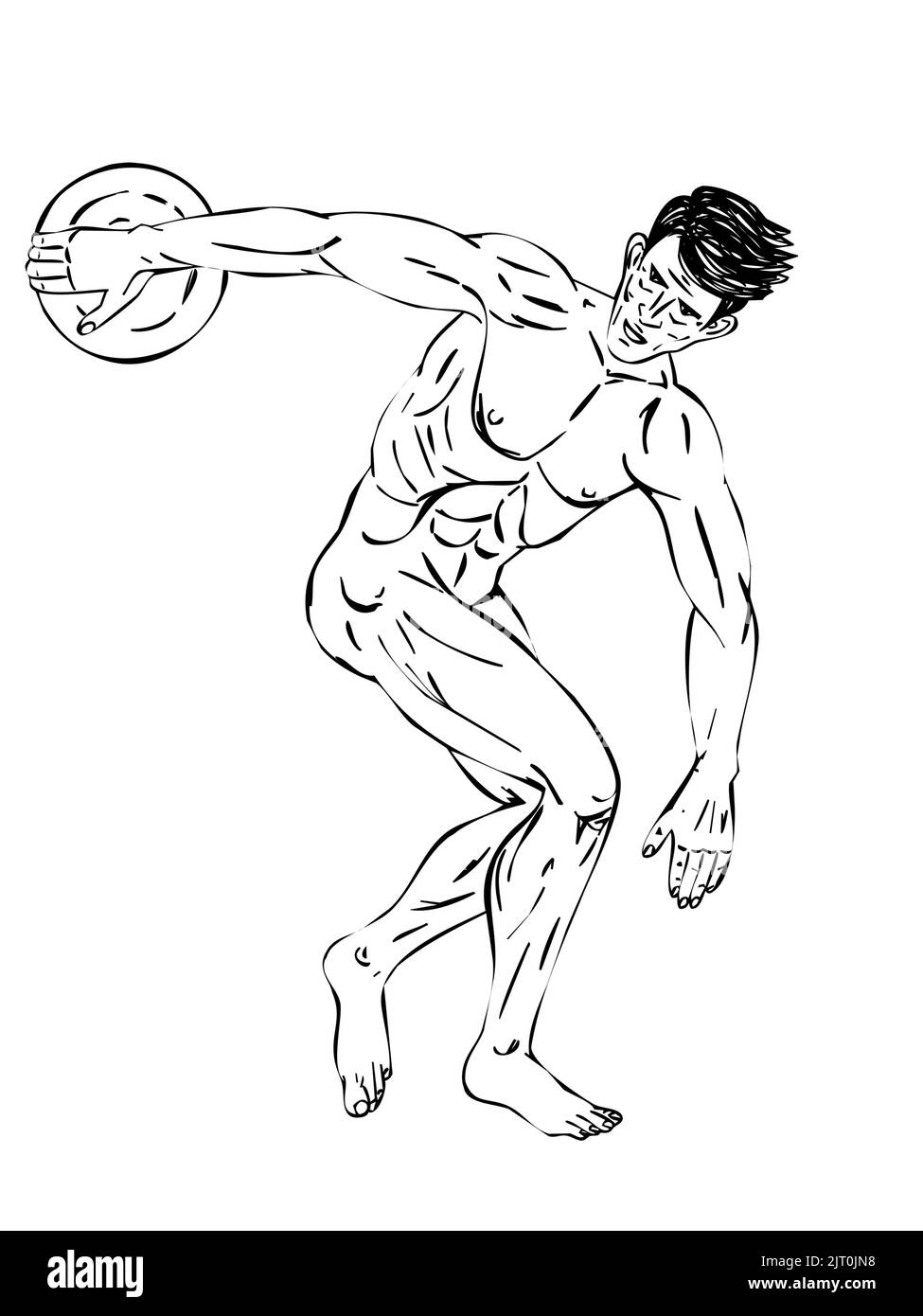 Athlet Ilustración del Vector