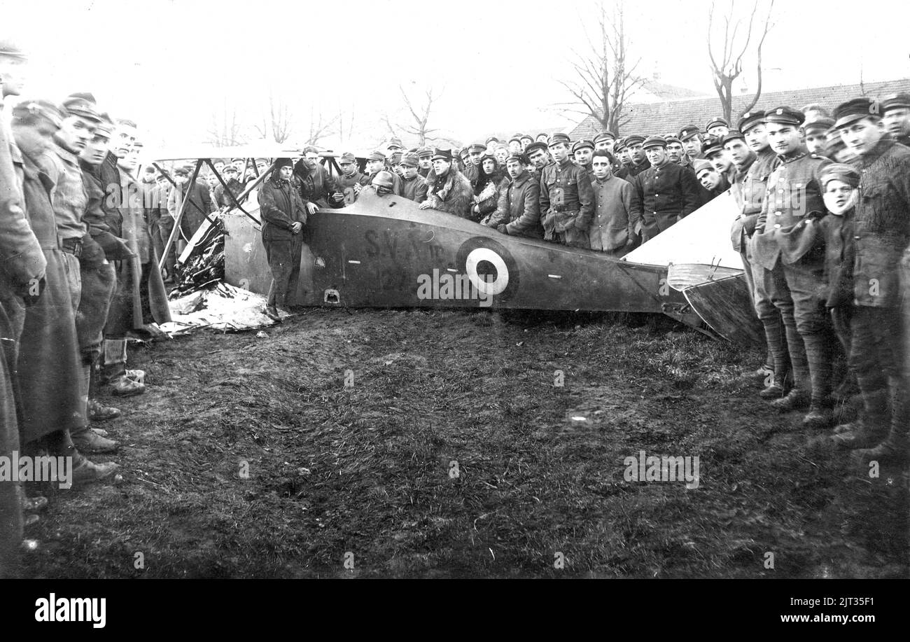 SPAD FRANCESIONAL Guerra soviética polaca Foto de stock