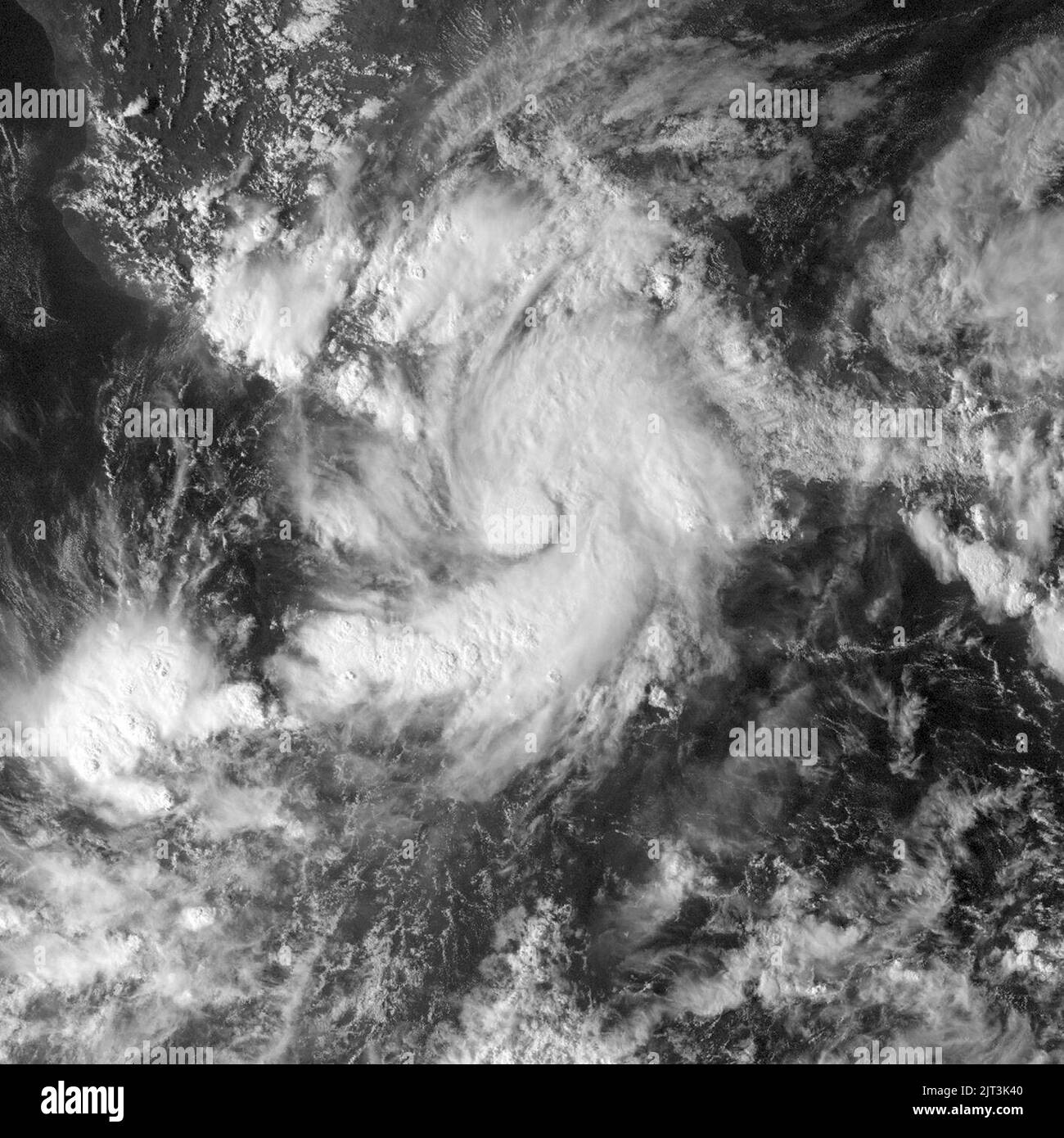 Tormenta Tropical Lester (2004). Foto de stock