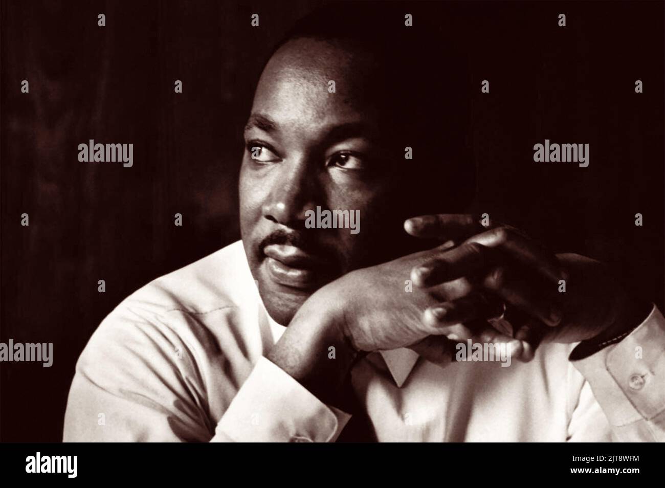 Martin Luther King, Jr. (1929-1968), líder estadounidense de derechos civiles. (ESTADOS UNIDOS) Foto de stock