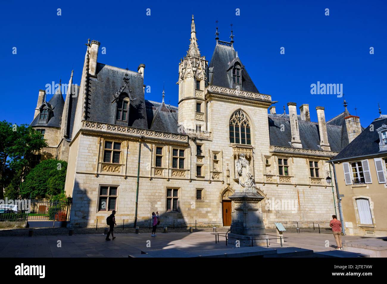 Francia, Cher (18), Bourges, Palacio de Jacques Coeur Foto de stock