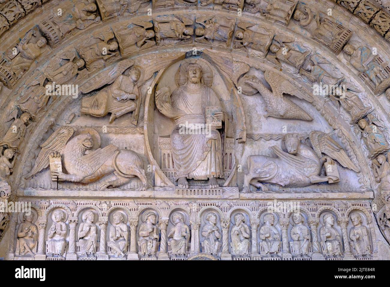 Francia, Cher (18), Burgos, la catedral de St Etienne, patrimonio mundial de la UNESCO Foto de stock