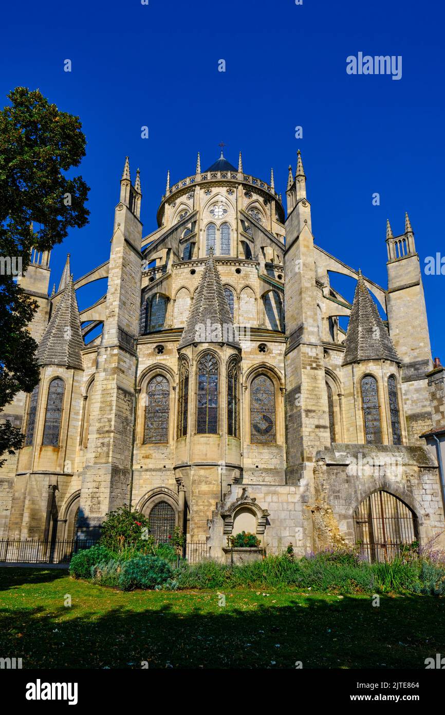 Francia, Cher (18), Burgos, la catedral de St Etienne, patrimonio mundial de la UNESCO Foto de stock