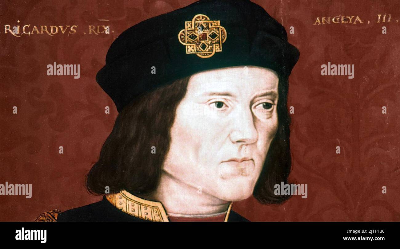 REY RICARDO III (1452-1485) Foto de stock