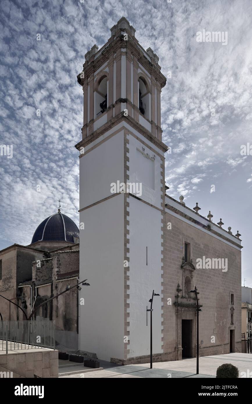 Parroquia Nuestra Señora de la Asunción, Denia, Alicante, Comunidad Valenciana, España, Europa Foto de stock