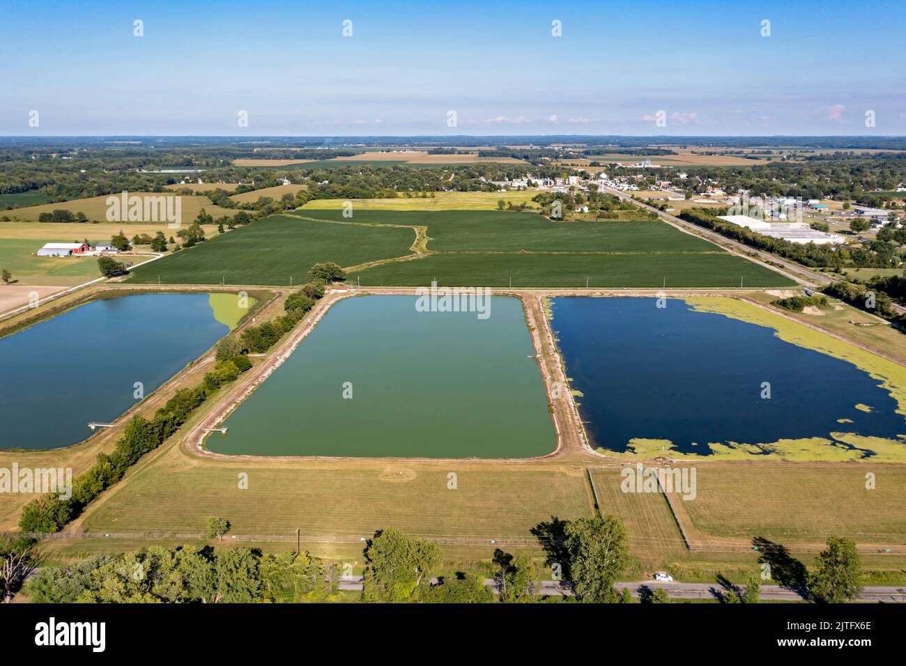 Three Oaks, Michigan Lagunas de estabilización de aguas residuales