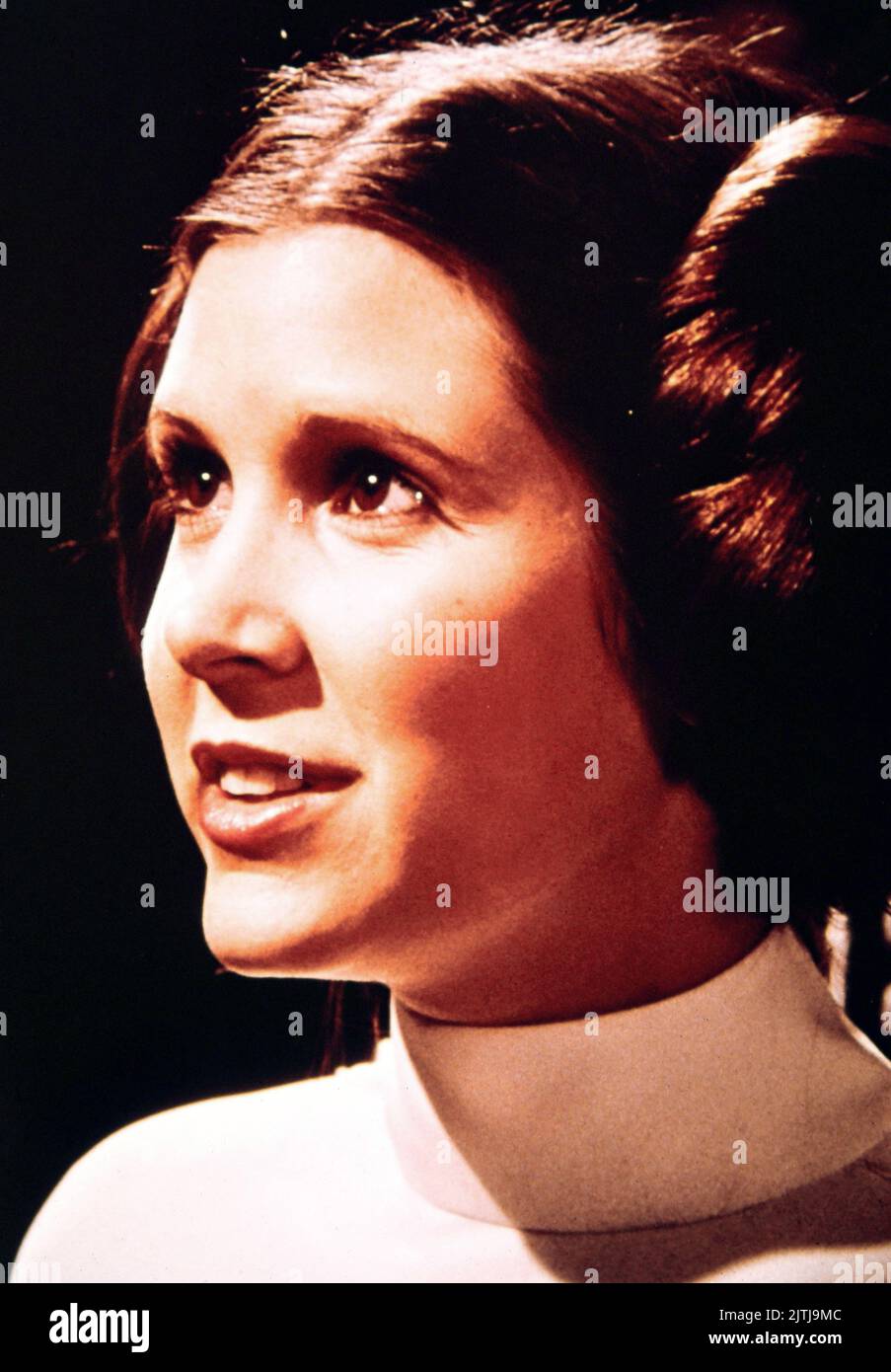 Star Wars, alias Krieg der Sterne, EE.UU. 1977, Región: George Lucas, Darsteller: Carrie Fisher Foto de stock