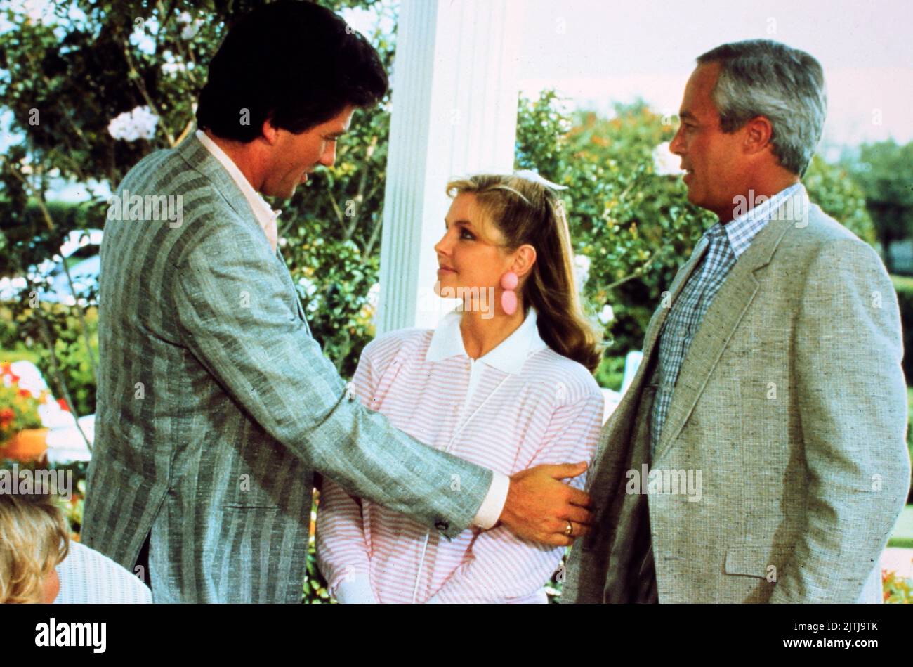 Dallas, Fernsehserie, USA 1978 - 1991, Darsteller: Patrick Duffy, Priscilla Beaulieu Presley, Steve Kanaly Foto de stock