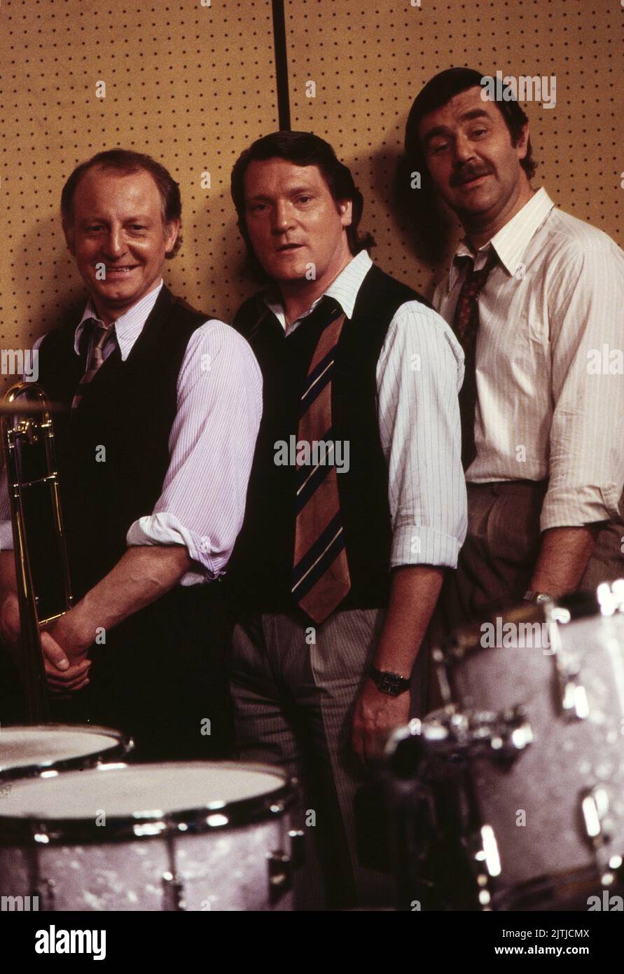 Fernsehserie, Deutschland 1990, Darsteller: Brian Auger, Roy Williams, Pete York Foto de stock