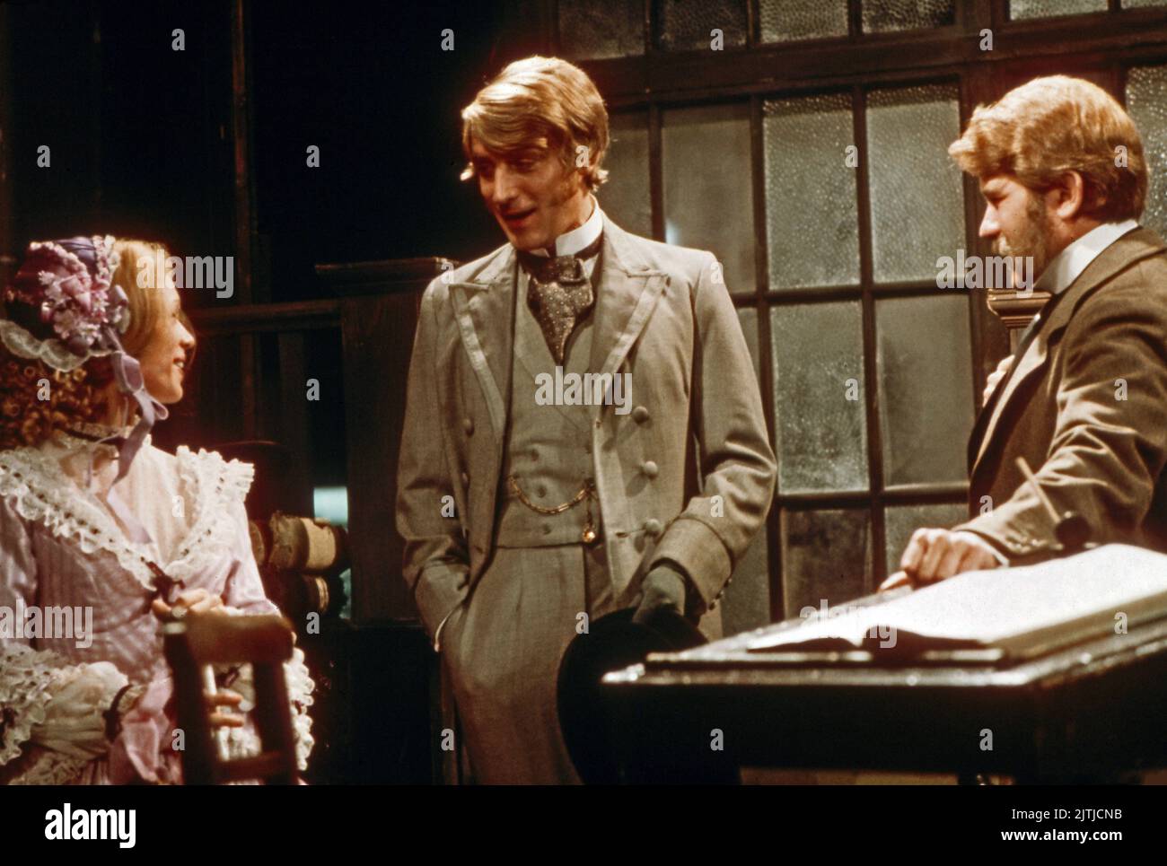 La línea Onedin, aka: Die Onedin-Linie, Großbritannien Fernsehserie, 1971 - 1980, Darsteller: Jessica Benton, Philip Bond, Brian Rawlinson Foto de stock