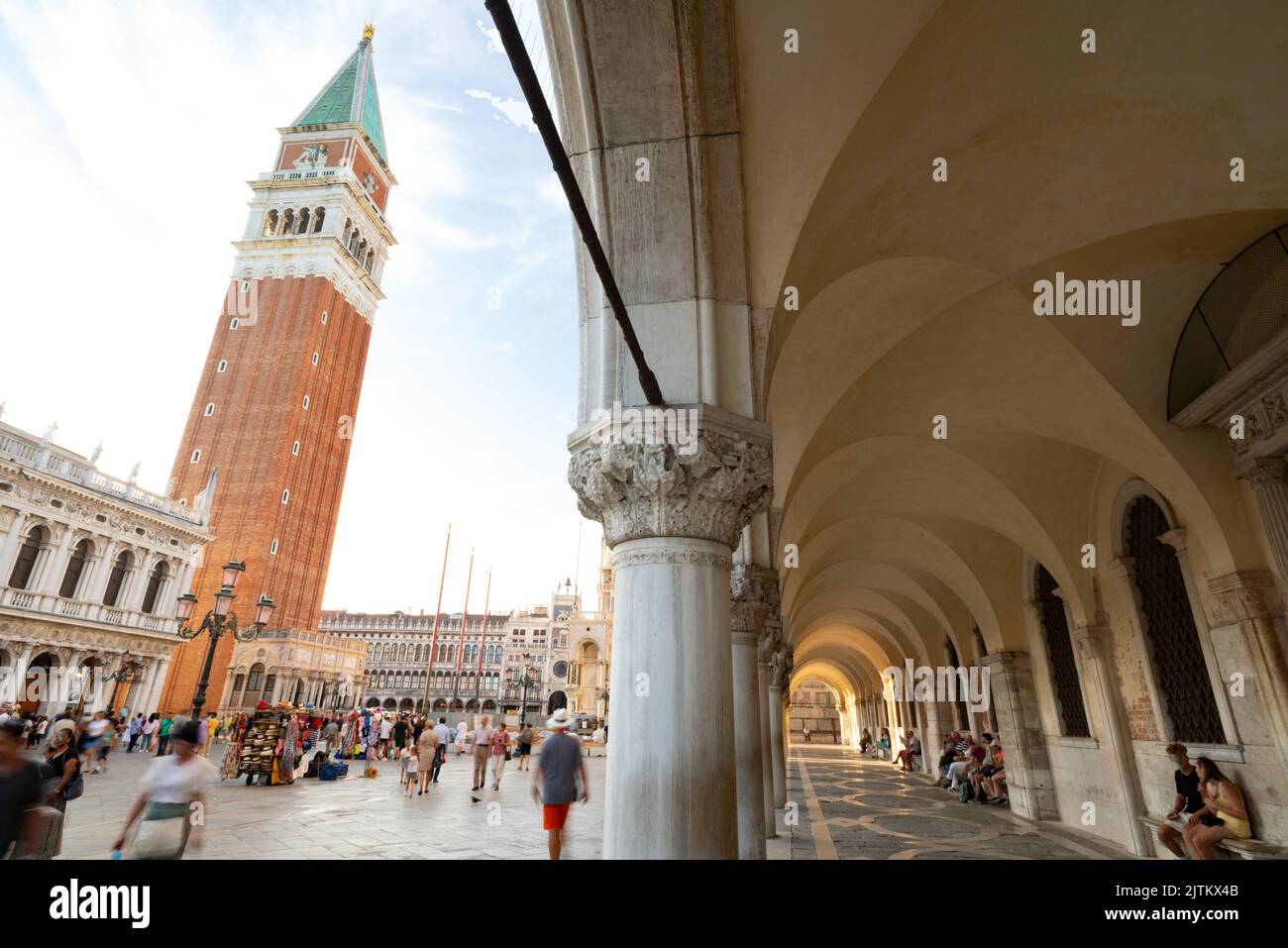 Plaza de San Marcos en Venecia, Italia Foto de stock
