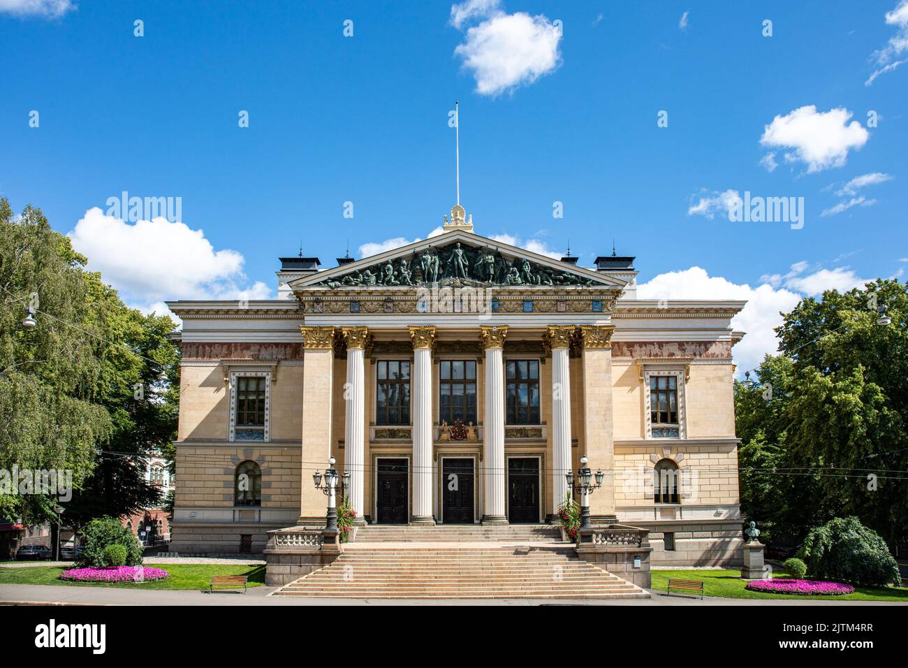 Säätytalo o Casa del Estado en Helsinki, Finlandia Foto de stock