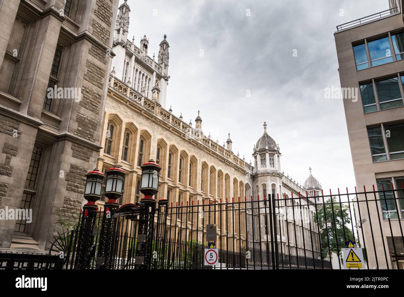 The Maughan Library, King's College London, Fetter Lane, Londres, Inglaterra, REINO UNIDO Foto de stock