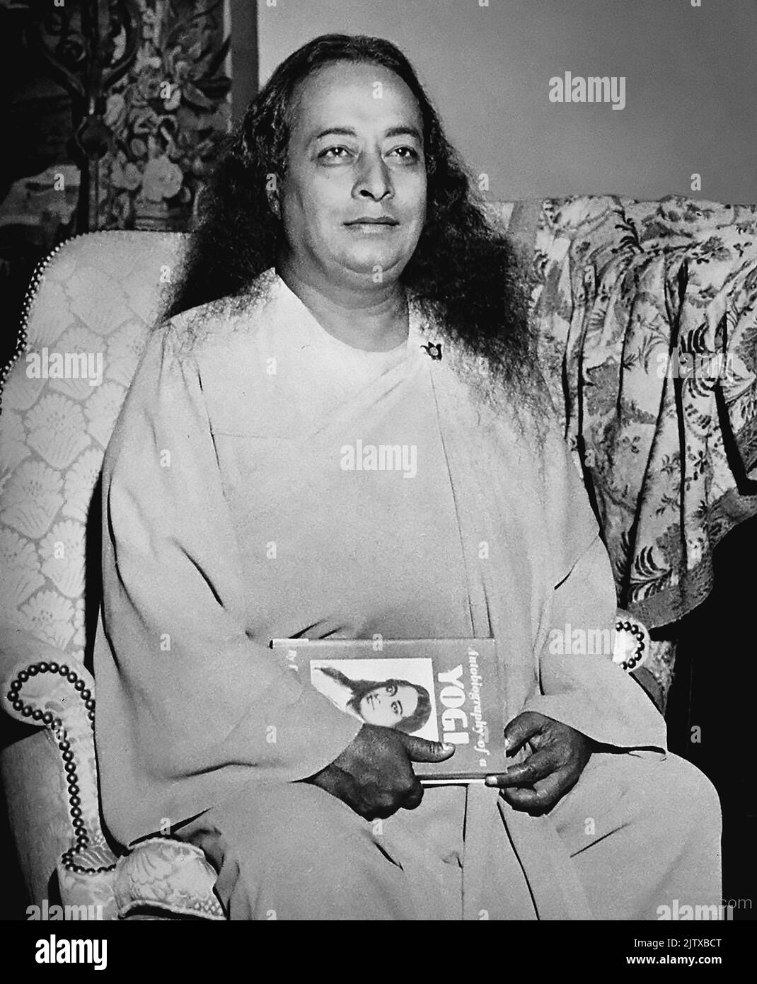 Paramahansa Yogananda (Gorakhpur, 5 de enero de 1893 murió en Los Ángeles, 7 de marzo de 1952). Era un gurú hindú, precursor del yoga en Occidente. Él Foto de stock