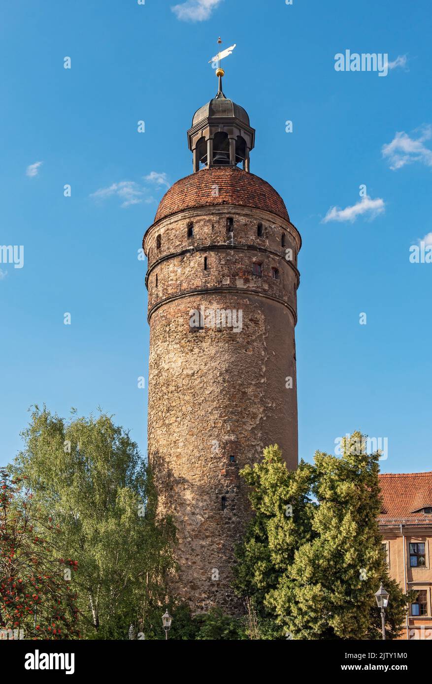 Nikolai Tower (Nikolaiturm), Görlitz (Goerlitz), Alemania Foto de stock