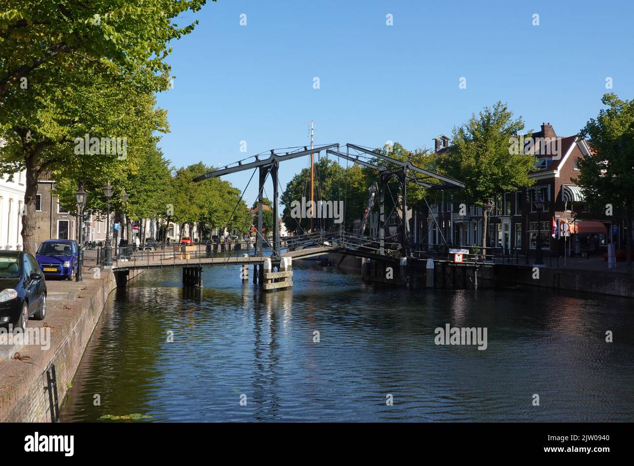 Schiedam, cerca de Rotterdam, Países Bajos, Europa. Foto de stock