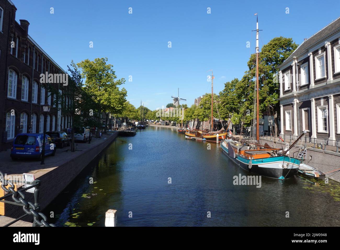 Schiedam, cerca de Rotterdam, Países Bajos, Europa. Foto de stock