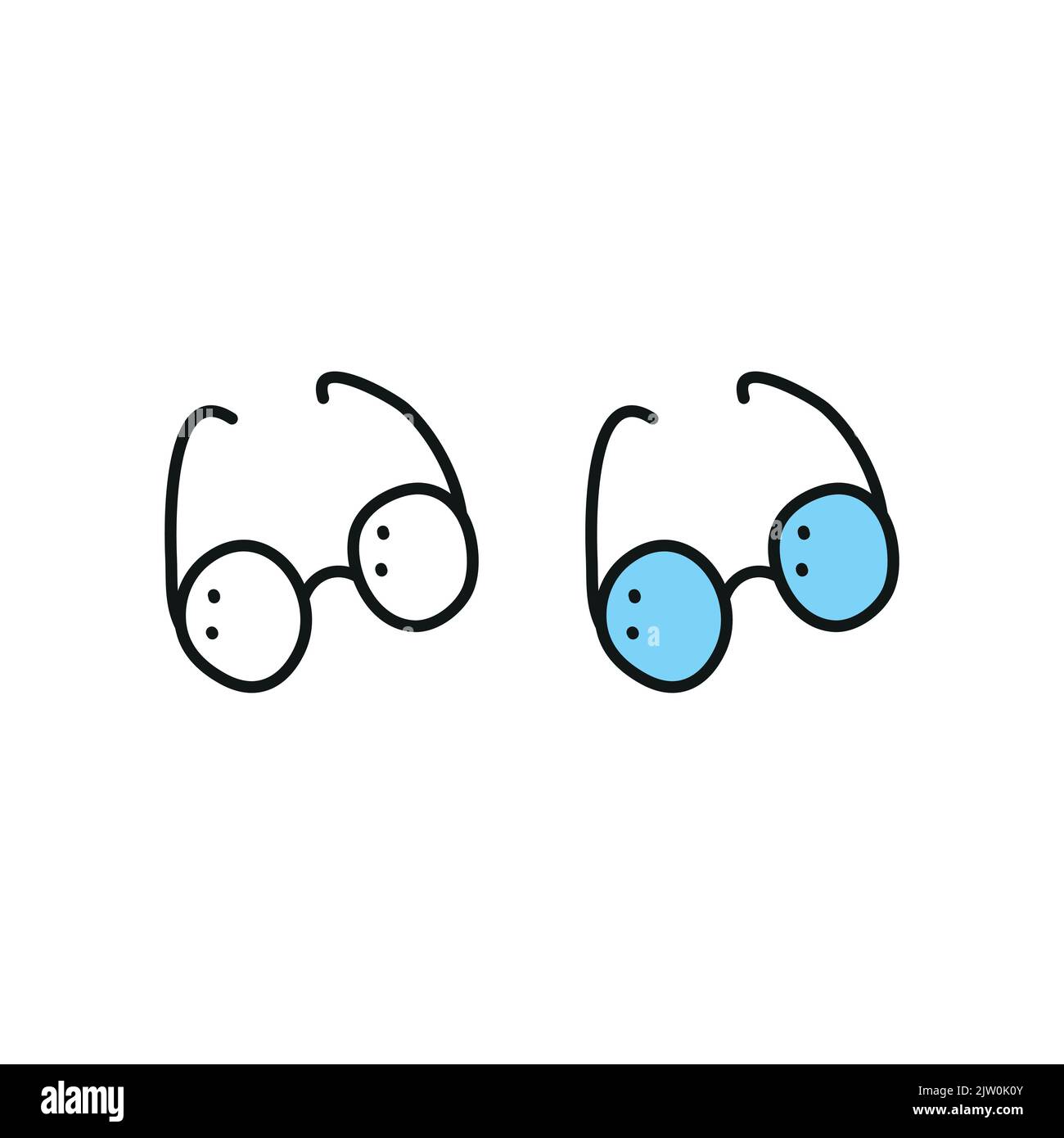 Harry potter spectacles Imágenes vectoriales de stock - Alamy