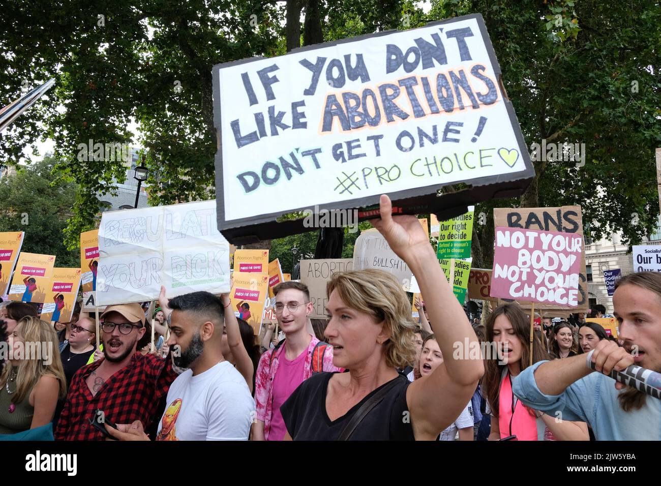 Londres Reino Unido 3rd De Septiembre De 2022 Activistas Pro Elección De Mujeres Se Reunieron