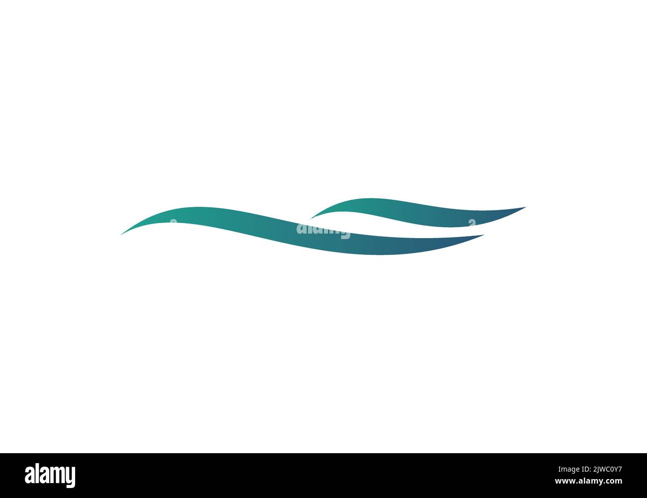 Ocean Wave Agua Logo Diseño de Vector Plantilla para Multi-Propósito Ilustración del Vector