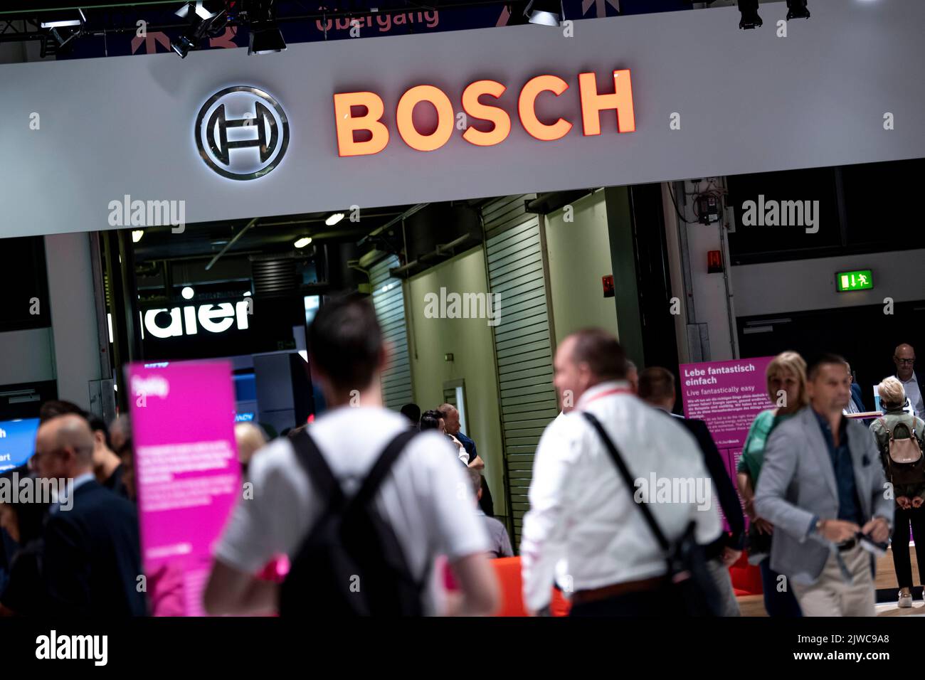 Berlín, Alemania. 04th de Sep de 2022. El logotipo de Bosch en la feria de electrónica IFA. Crédito: Fabian Sommer/dpa/Alamy Live News Foto de stock