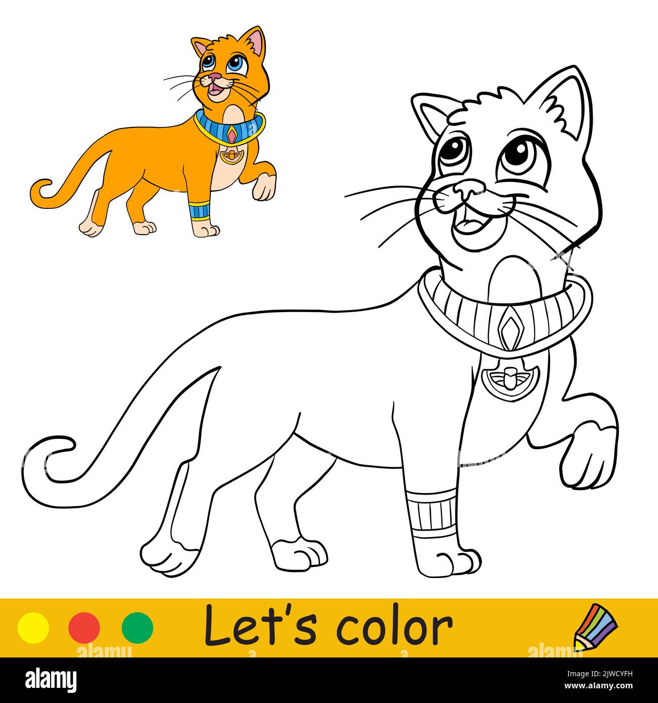 Libro para colorear gato fotografías e imágenes de alta resolución