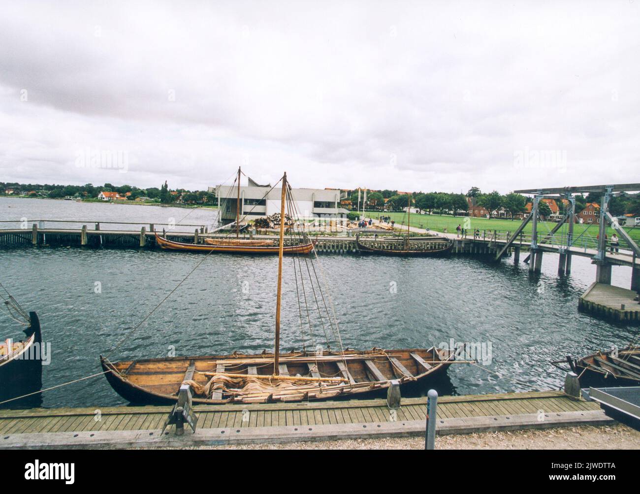 DINAMARCA ROSKILDE Museo del barco vikingo Foto de stock