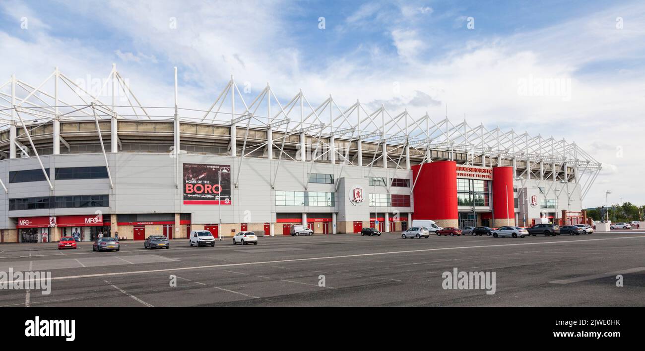 Middlesbrough Football Club de Riverside Stadium ,Inglaterra,Reino Unido Foto de stock